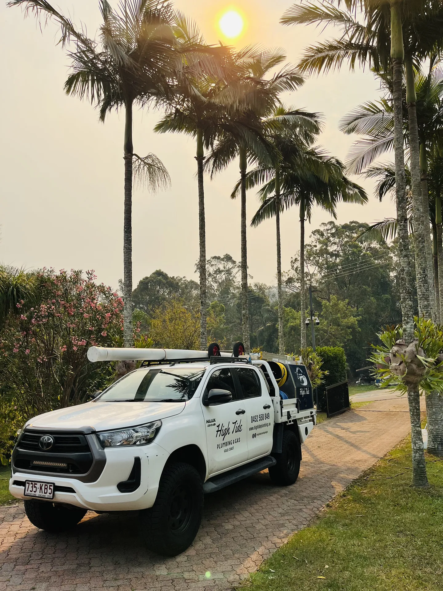 hightide plumbing & gas vehicle